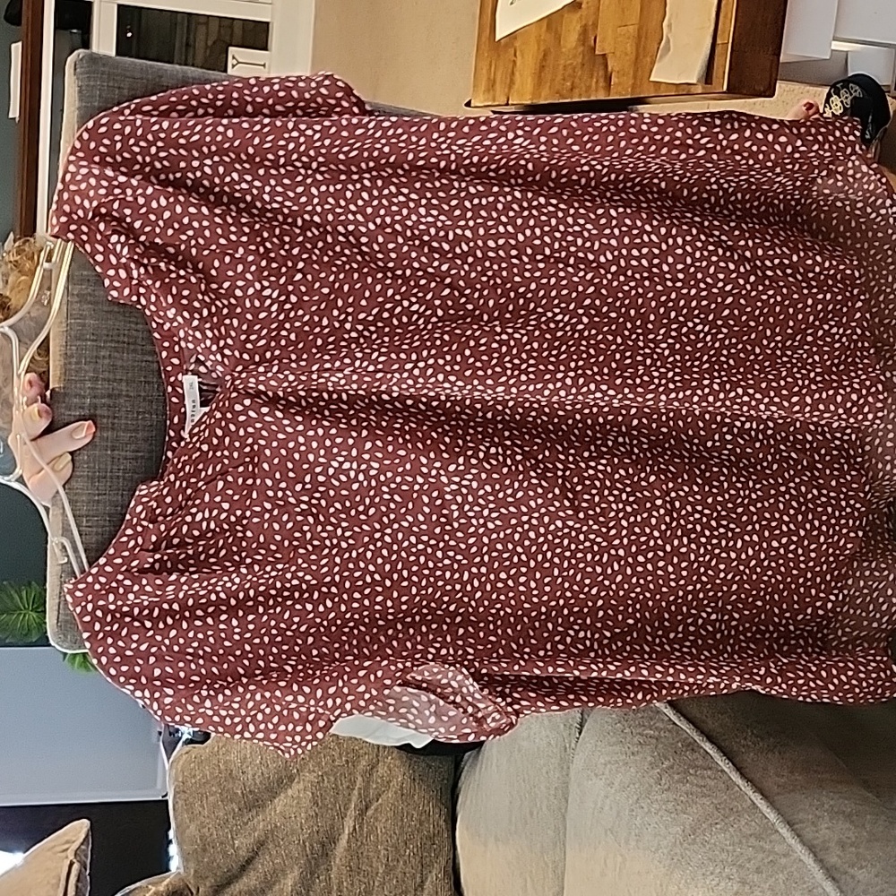 Cap sleeve blouse